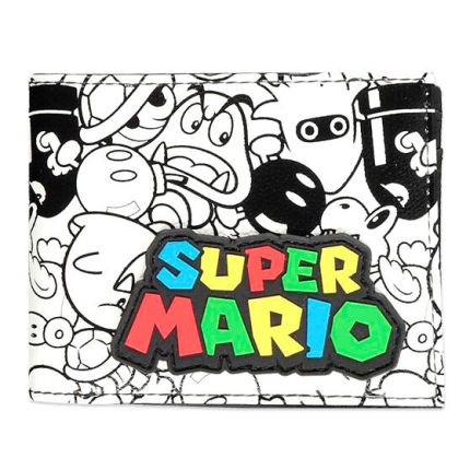 Roupa Carteira Super Mario Nintendo