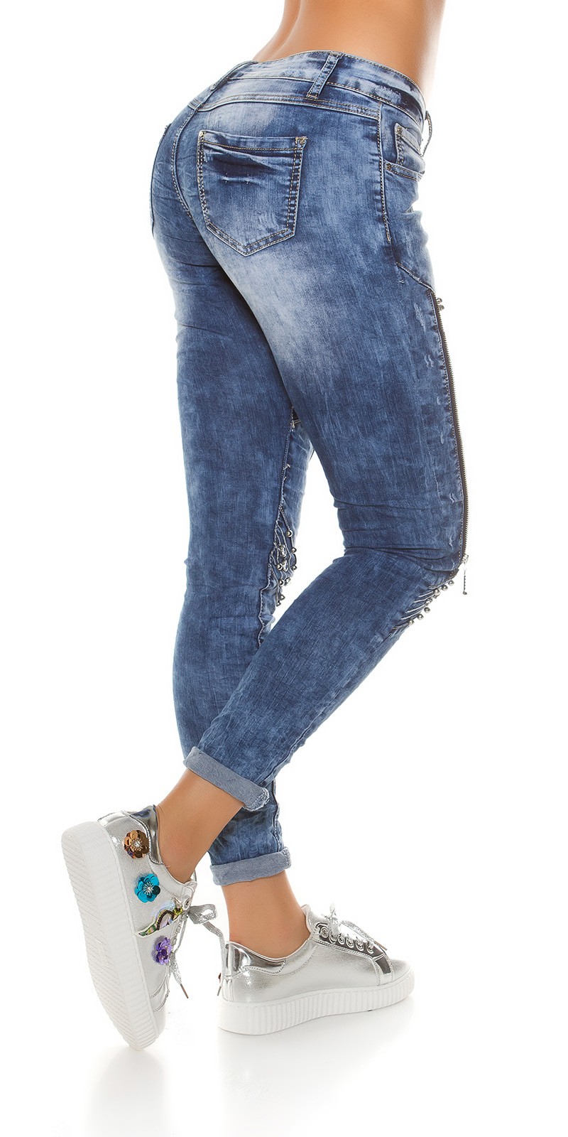 Jeans c/ cristais 9